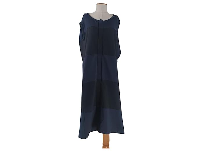 Yohji Yamamoto Dresses Blue Cotton  ref.850789