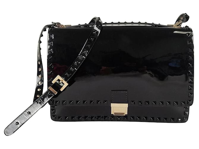 Valentino patent hot sale leather bag