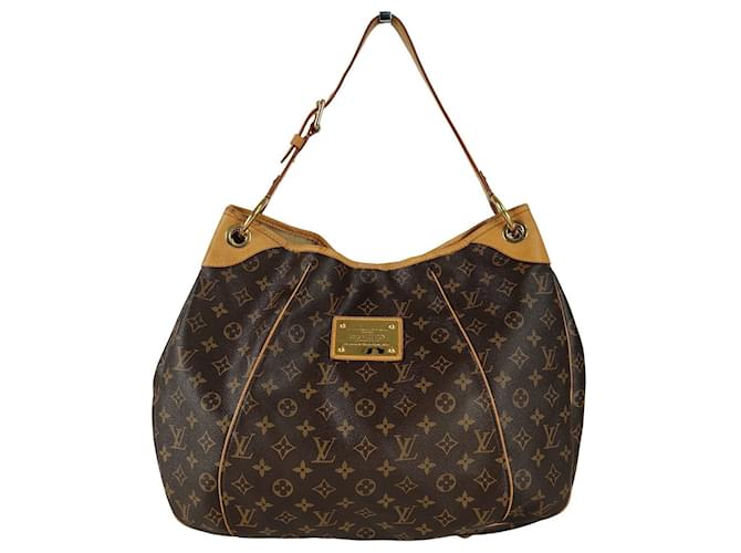 Louis Vuitton Galliera Gm Monogram Shoulder Bag Brown Cloth  ref.851226