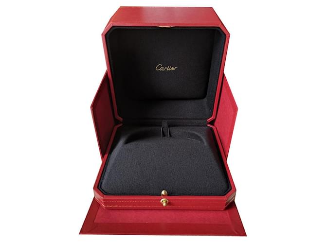 Cartier Love Juc Bracelet jonc boîte doublée et sac en papier Rouge  ref.851251