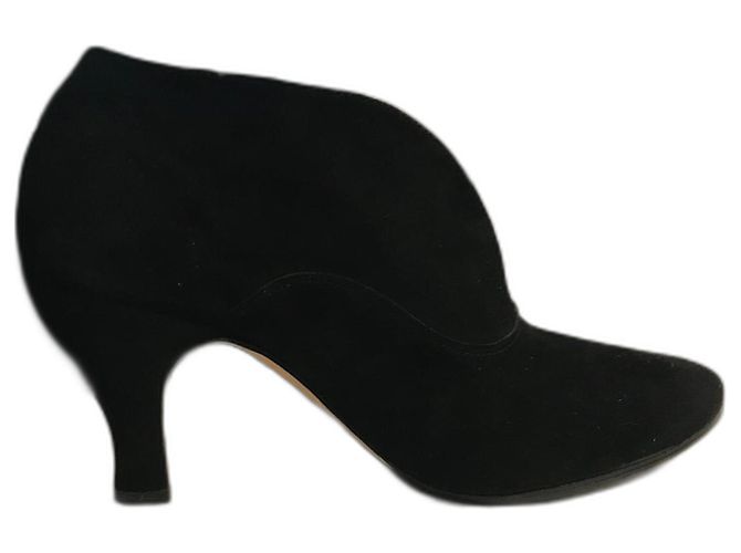 Repetto SMALL HEEL ANKLE BOOTS Black