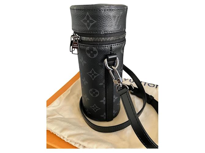 Louis Vuitton Bags Briefcases Dark grey Leather  ref.851303