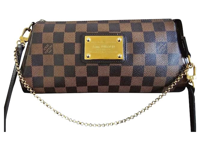Louis Vuitton Handbags Brown Leatherette  ref.851324