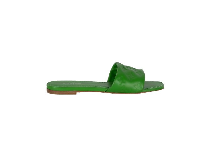 Louis Vuitton Revival Flat Mule Green