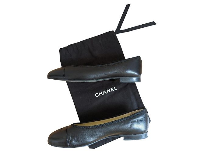 Cambon Chanel Ballet flats Black