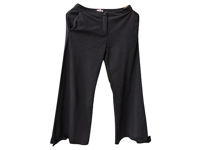 Pinko Un pantalon, leggings Coton Noir  ref.851826