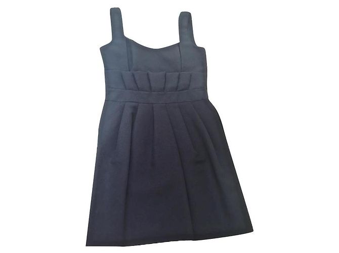 Vestido preto com as costas nuas Dsquared2
