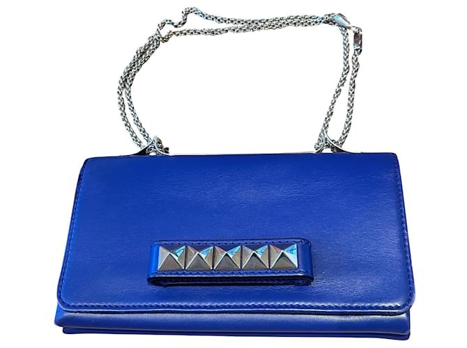 Valentino Garavani Handbags Blue Leather  ref.851833