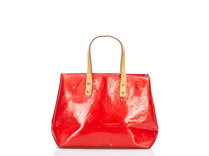 Louis Vuitton Monogram Vernis Reade PM M91990 Red Leather Patent leather  ref.852032
