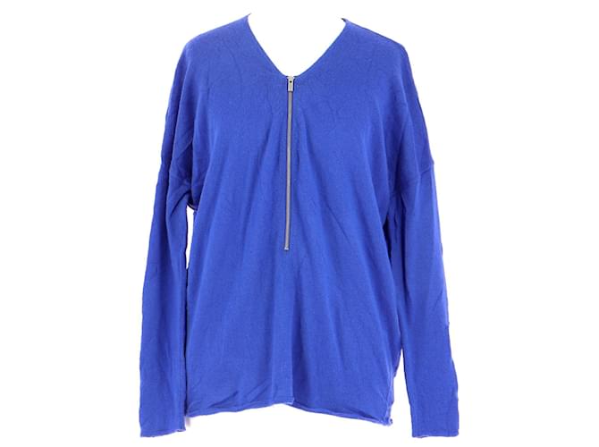 The Kooples Sport sweater Blue Wool  ref.852621