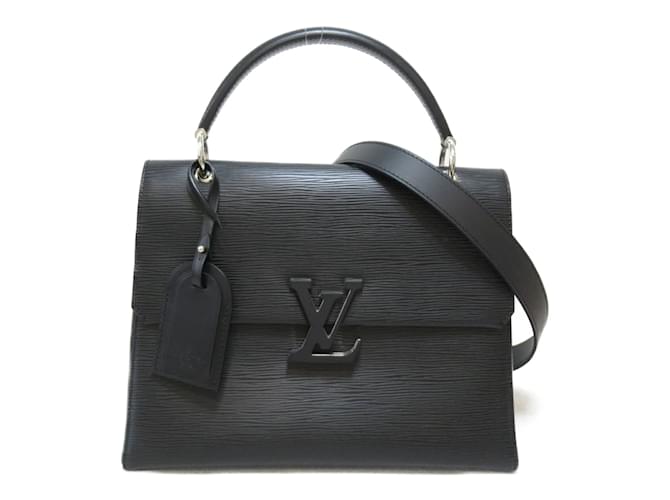 Louis Vuitton Epi Grenelle MM M53691 Black Leather Pony-style