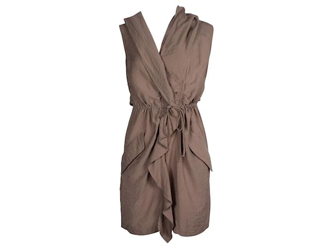 Bcbg cowl orders neck ruffle dress