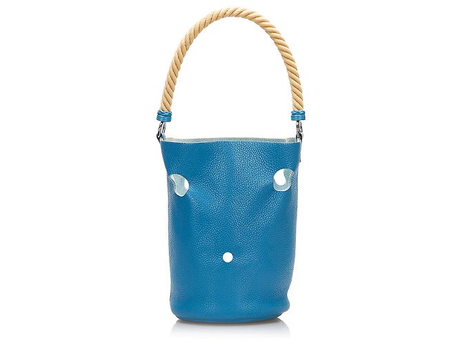 Cubeta Mangeoire PM en Clemence Azul de Hermès
