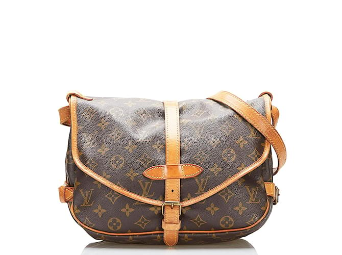 Louis Vuitton Monogram Saumur 30 M42256 Brown Cloth ref.1006773 - Joli  Closet