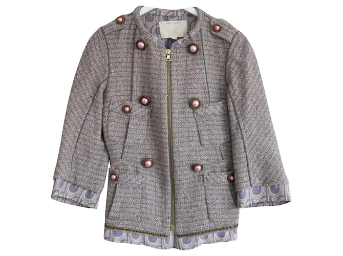 Marc Jacobs AW04 Tweed jacket Pink Wool ref.853842 - Joli Closet