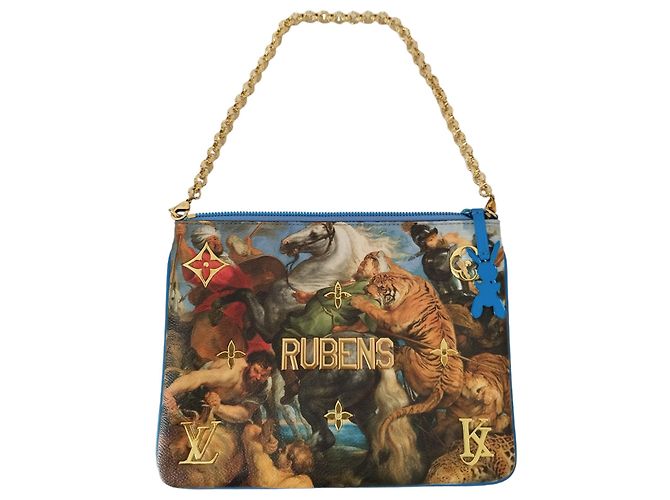 Pochette Louis Vuitton x Jeff Koons Rubens Multicolore