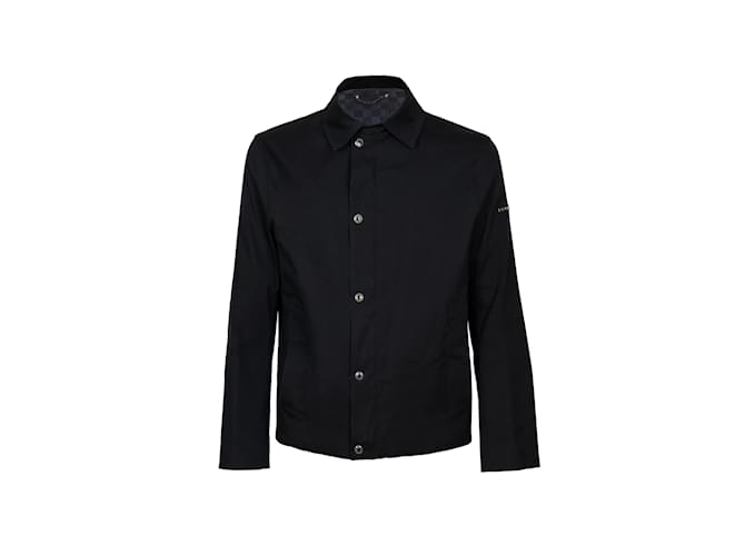 Louis Vuitton Striped Monogram Workwear Denim Shirt, top quality