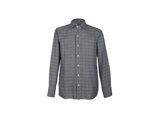Tom Ford shirt Grey Cotton  ref.854001