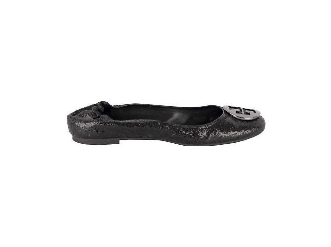 Tory Burch Reva Sequin Ballet Flats Black