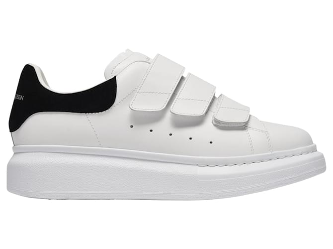 Oversized Sneakers - Alexander Mcqueen - White/Black - Leather  ref.854203