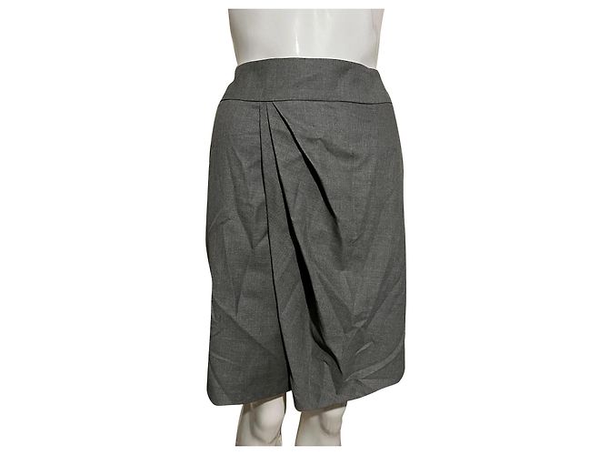 Saia envelope de lã Joseph cinza