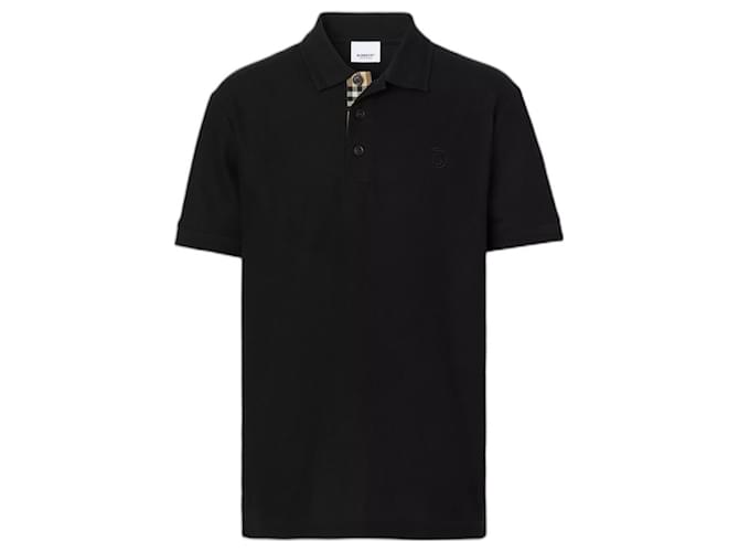 Burberry Classic polo shirt in organic cotton piqué Black  ref.854272