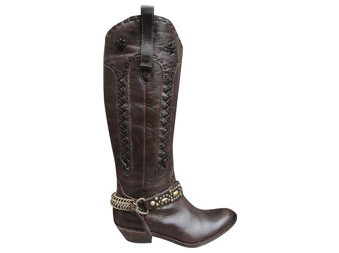 botas ash p 36 Nova Condição Castanho escuro