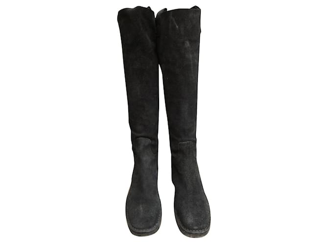 Marc by Marc Jacobs boots Mar by marc Jacobs + 36,5 Black Deerskin  ref.854294
