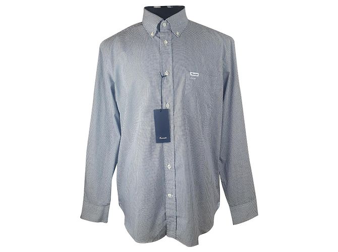 Camicia Façonnable in cotone blu L Multicolore