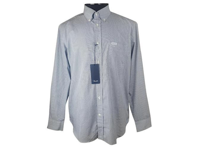 Façonnable chemises Coton Bleu Multicolore  ref.854298
