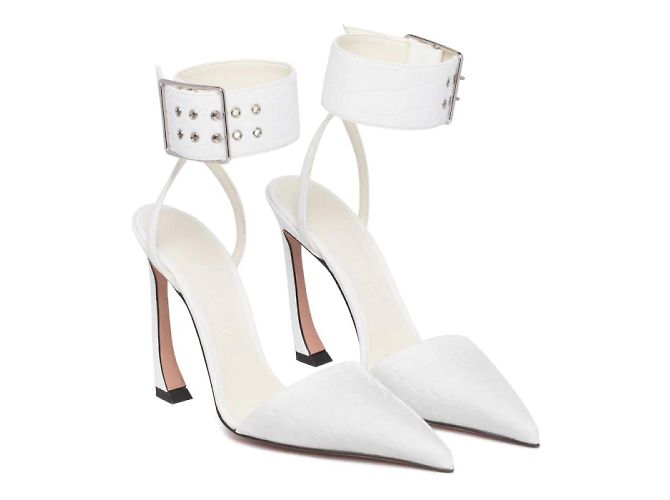 Autre Marque Sandali Piferi T.EU 37 Pelle Bianco