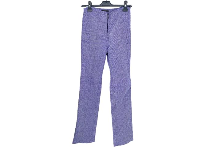 LOUIS VUITTON  Trousers T.International S Cotton Purple  ref.854526