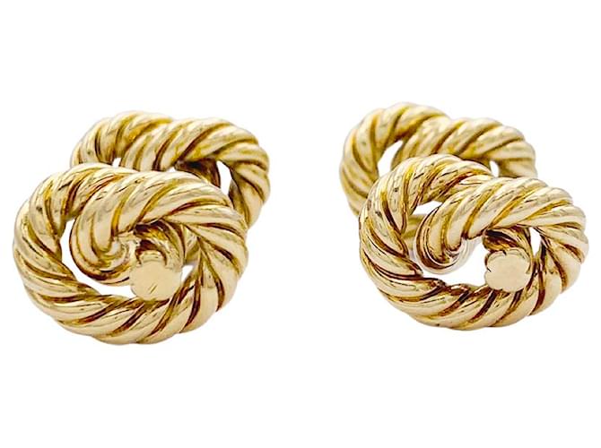 Hermès "Knots" cufflinks. Yellow gold  ref.854642