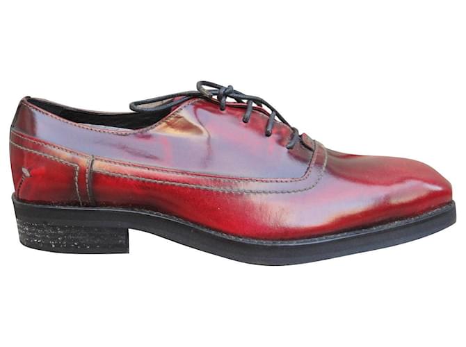 Costume National Brogue CNC National Costume p 37 Red Leather  ref.854693
