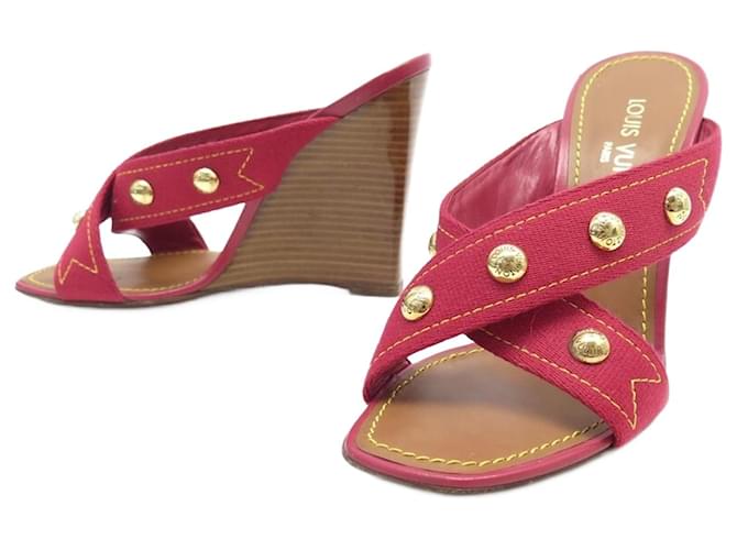 Louis Vuitton Mules  Louis vuitton shoes heels, Heels, Pink heels