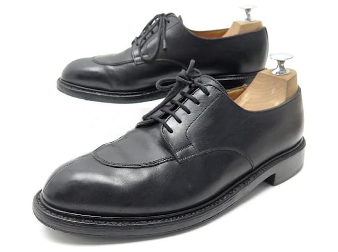 ZAPATOS JM WESTON 598 CAZA MEDIA DERBY 7.5D 41.5 Zapatos de cuero negro  ref.854946