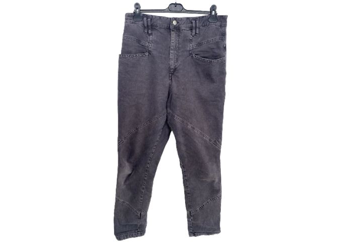 Pantalones Isabel Marant T.FR 30 Algodón Gris