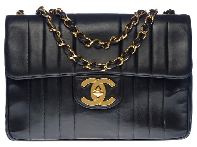 Sac Chanel Timeless/classic black leather - 100515