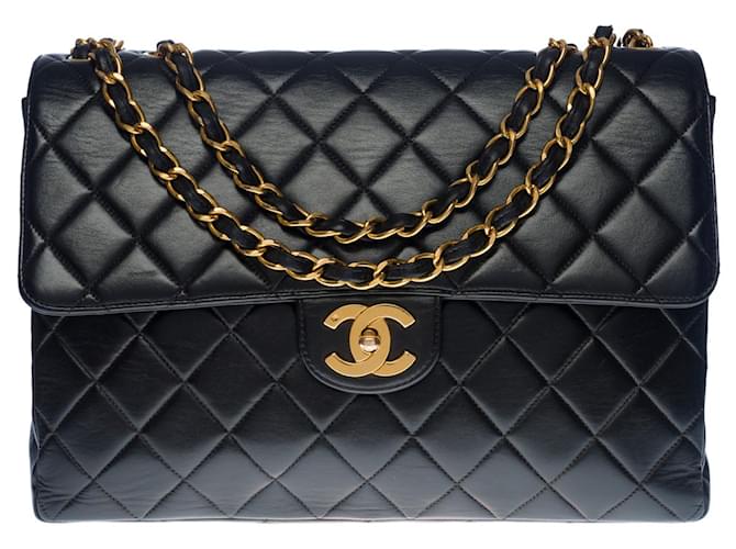 Chanel Quilted Chain Handle Flap Bag - Black Crossbody Bags