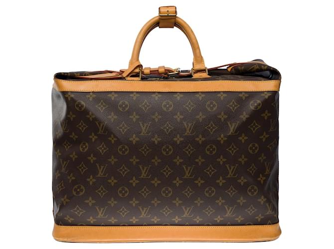Louis Vuitton sac de voyage cruiser 45 en toile marron - 101064  ref.855426