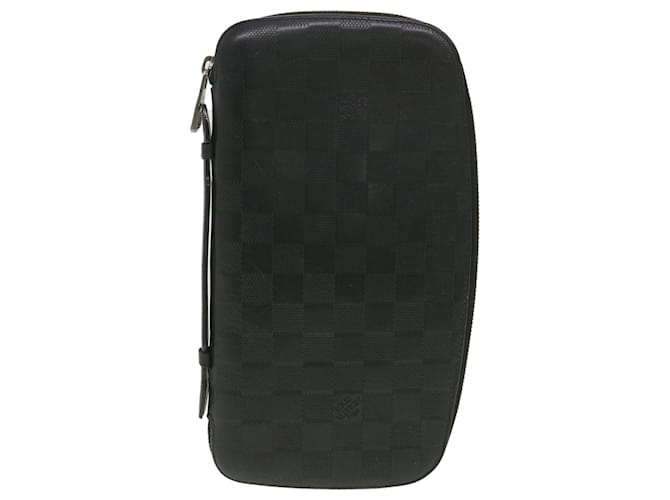 Louis Vuitton Portefeuille zippy Black Leather  ref.855751