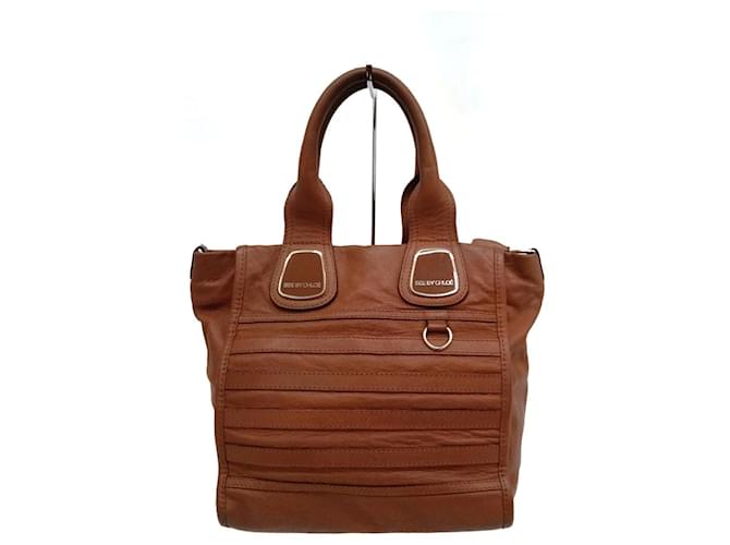 See by Chloé SEE BY CHLOE Brown Leather  ref.856048