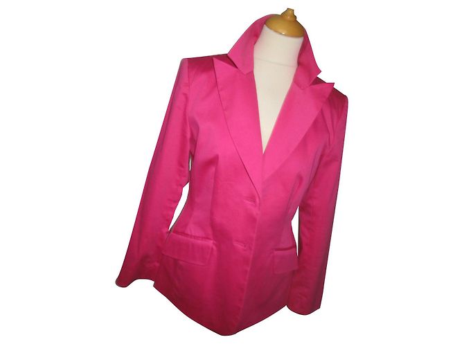 Chaqueta Hallhuber Fucsia de Algodón
