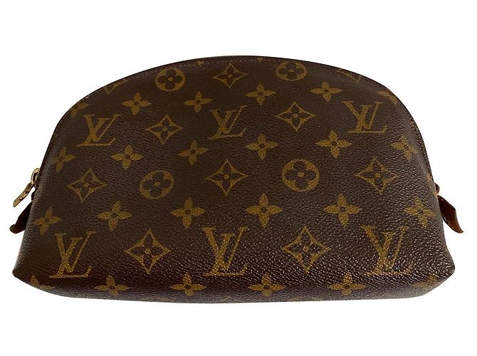 Estuche cosmético Louis Vuitton Monogram Marrón Castaño
