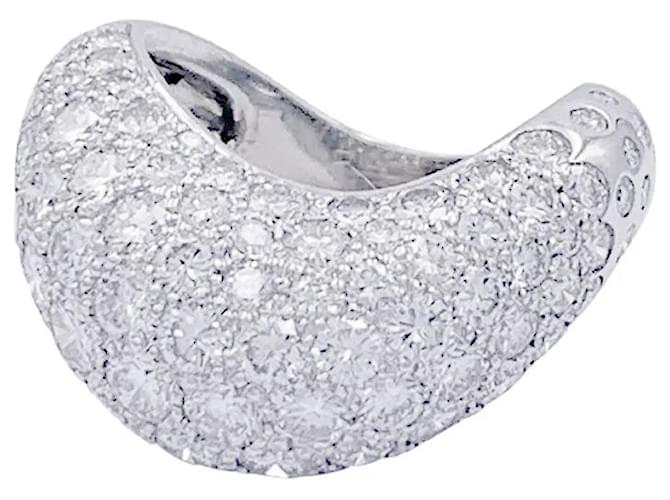 FRED ring, "Hectic", WHITE GOLD, diamants. Diamond  ref.857046