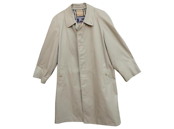 Burberry impermeable tamano vintage 48 Beige Algodon Poliester ref.857098 Joli Closet