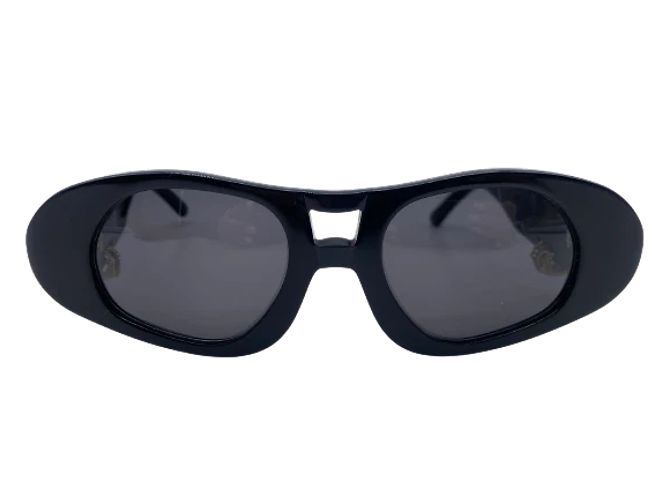 Autre Marque Non Signé / Unsigned sunglasses T.  Plastic Black