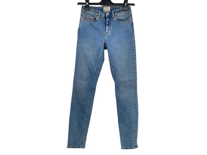 Jeans ACNE STUDIOS T.US 24 Algodão Azul  ref.857157