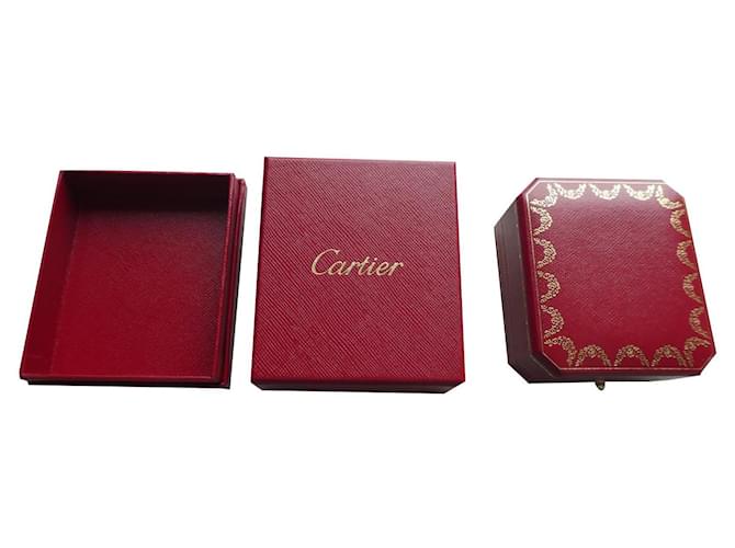 cartier box for cartier ring Dark red  ref.857474
