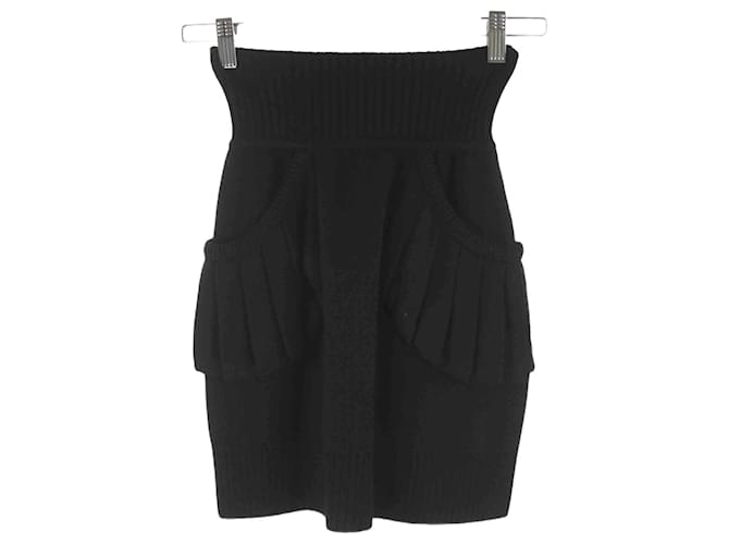 Fendi Skirt 38 Black Wool  ref.857711